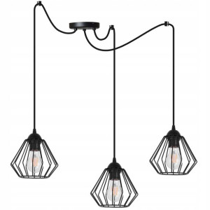 LAMPA sufitowa WISZĄCA żyrandol PAJĄK loft E27 LED