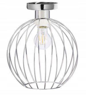 LAMPA stała sufitowa plafon Loft klosz drut na E27