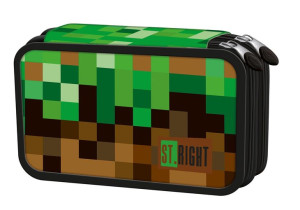 Piórnik Dwukomorowy Z Wyp. St.right Pixel Piksele