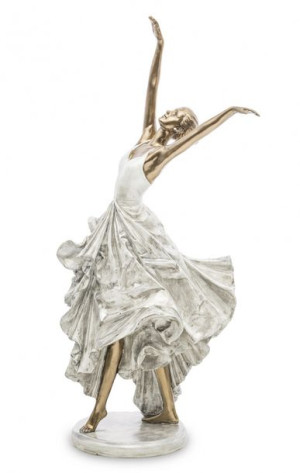 Figurka Tańczącej kobiety baletnicy 48,5x20x12cm