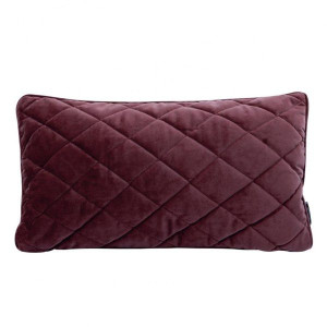 Poduszka dekoracyjna VELVET 29F bordowa 30x50