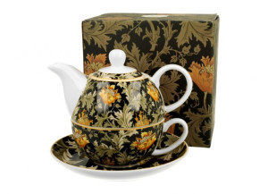 Porcelanowy dzbanek z filiżanką i spodkiem William Morris CHRYSANTHEMUM
