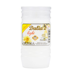 Wkład do zniczy znicza Dalia 2 light parafinowy 1szt