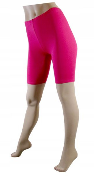 Legginsy getry do kolan kolarki bawełna 3XL różowe