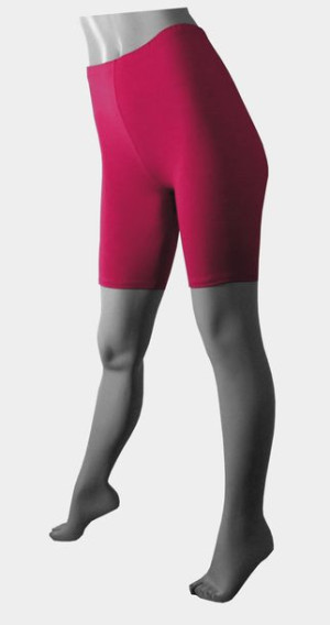Legginsy getry do kolan kolarki bawełna XL c.róż