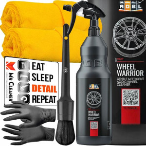 ADBL Wheel Warrior PŁYN DO MYCIA FELG 1L PĘDZEL K2