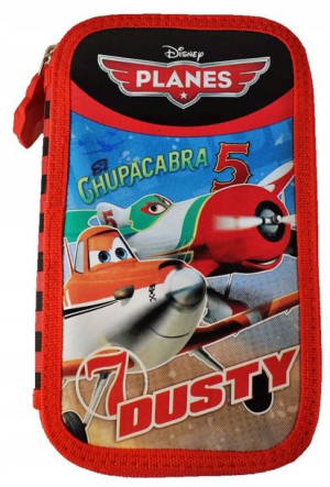 Piórnik Dwukomorowy Wyposażenie Planes Samoloty