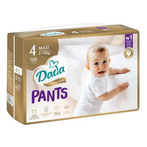 Dada Extra Care pieluchomajtki PANTS 4 MAXI 8-15 kg 39 szt. złote