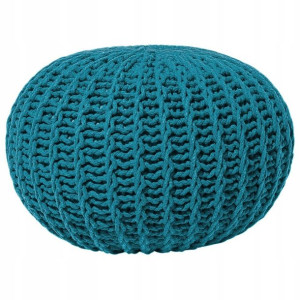 Puf 50 x 35 cm niebieski CONRAD II Lumarko!