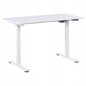Biurko regulowane elektrycznie 120 x 60 cm białe G