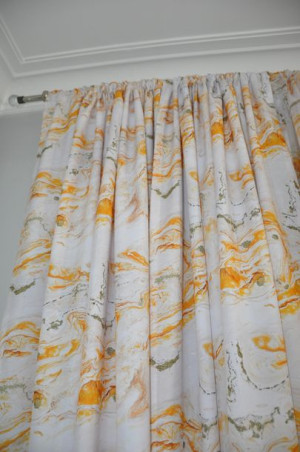 zasłona marmur 140x250 taśma żabki