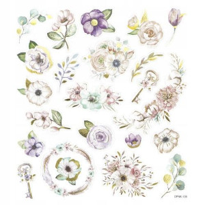Naklejki- Boho Florals, kwiaty 22 szt.
