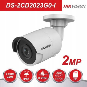 Kamera Ip Ds-2cd2023g0-i 2mp Hikvision 2,8mm