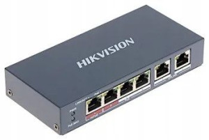 SWITCH PoE DS-3E0106HP-E 6-PORTOWY Hikvision