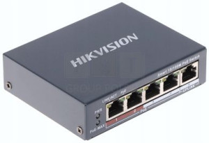 Switch Poe Ds-3e1105p-ei 4-portowy Hikvision