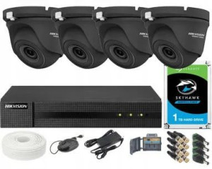 Zestaw do monitoringu Hikvision Black
