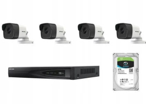 Zestaw Do Monitoringu Ip 2 Kamery Hikvision Poe Ir