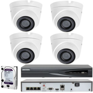 Zestaw Do Monitoringu Ip 3 Kamery Hikvision Poe Ir