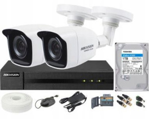 Zestaw monitoringu hd-tvi Hikvision 1TB