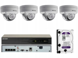 Zestaw Monitoringu Hikvision Rozpoznawanie Twarzy