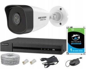 Zestaw monitoringu IP, kamera 1Tb - Hikvision