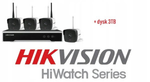 Zestaw Monitoringu Wifi Hikvision 4 Kamery 2mpx