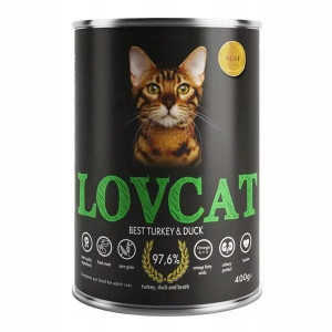 LOVCAT TURKEY DUCK kota Indyk z Kaczką 400g