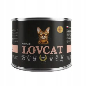 LOVCAT PURE SALMON kota Bogata w Łososia 190g