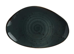 Talerz O Organicznym Kształcie Arando 31 X 21 Cm Porcelana Fine Dine
