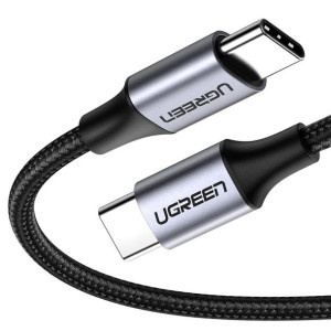 Kabel USB-C do USB-C UGREEN US261 60W 5A 2m Czarny
