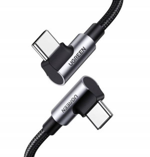 Kabel Przewód Usb-c Do Usb-c Kątowy Ugreen 5a 100w