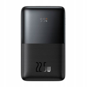 Powerbank 20000 mAh 22,5W Baseus czarny trzy porty