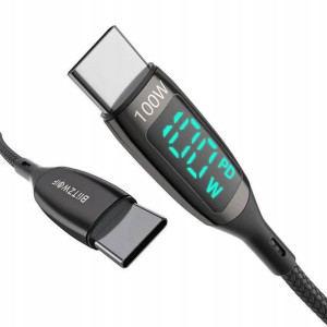 Kabel Usb-c Przewód Blitzwolf Bw-tc23 100w 180cm