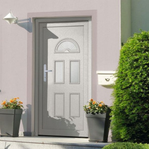 Drzwi wejściowe, białe, 98x208 cm, PVC Lumarko!