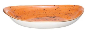 Talerz Prezentacyjny Dahlia 27 X 24 Cm Porcelana Fine Dine Earth Colours