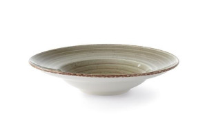 Talerz Do Pasty Agat 30cm Porcelana Beżowa