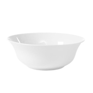 Miska Na Sałatkę Bianco 1245ml, 23 Cm Porcelana Biała