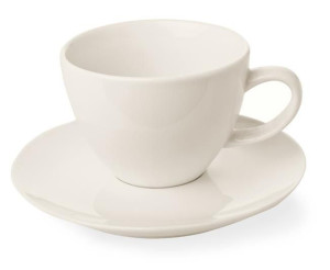 Filiżanka Elegancka Ze Spodkiem Crema 230 Ml Porcelana Kremowa