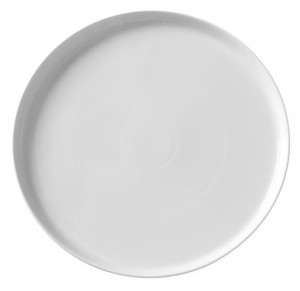 Talerz Z Wysokim Rantem Crema 19 Cm Porcelana Kremowa