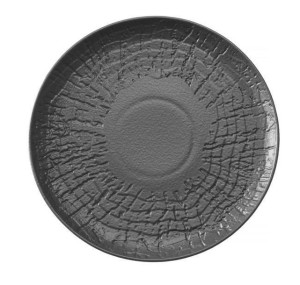 Talerz Płytki Crust 30 Cm Porcelana Fine Dine Earth Colours Czarny