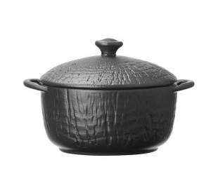 Miska Na Zupę Z Pokrywką Crust 720 Ml 17,7 Cm Porcelana Fine Dine