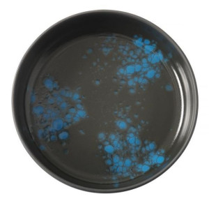 Talerz Z Wysokim Rantem Flora 27 Porcelana Fine Dine Earth Colours Czarny