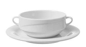Spodek Do Bulionówki Gourmet 773475 Porcelana Biała