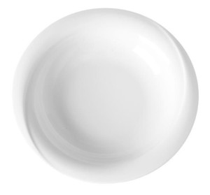 Talerz Głęboki Gourmet 22 Cm Porcelana Biała