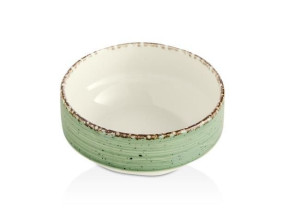 Miska Sztaplowana Nefryt 450 Ml 12 Cm Porcelana Fine Dine Zielona