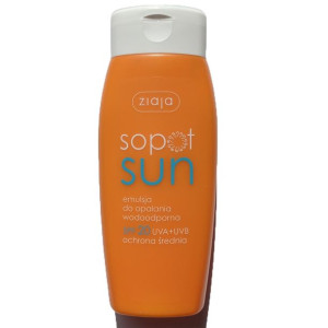 Ziaja Sopot Sun emulsja wodoodporna do opalania SPF20