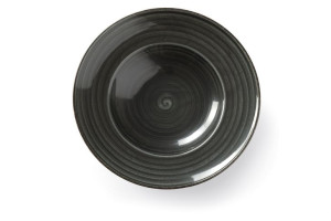 Talerz Do Pasty Onyx 30 Cm Porcelana Fine Dine Earth Colours Czarna