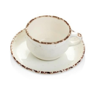 Filiżanka Ze Spodkiem Opal 230 Ml Porcelana Fine Dine