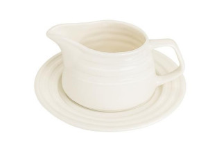 Sosjerka Perla 400 Ml Bez Spodka Porcelana Kość Słoniowa