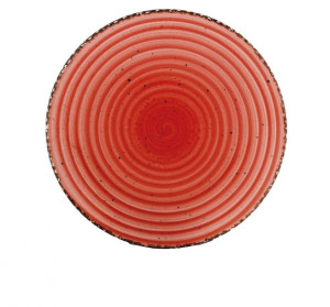 Talerz Płytki Rubin 27 Cm Porcelana Fine Dine Czerwona